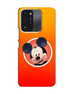 Чехол для TECNO Spark GO (2022) с картинкой «Mickey в круге»