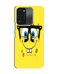 Чехол для TECNO Spark GO (2022) с картинкой «Минималистичный Спанч Боб» Чехол для TECNO Spark GO (2022) с картинкой «Минималистичный Спанч Боб»