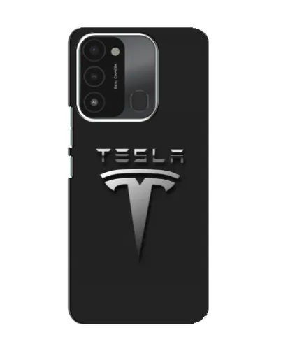 Чехол для TECNO Spark GO (2022) с картинкой «Стальной логотип Tesla» Чехол для TECNO Spark GO (2022) с картинкой «Стальной логотип Tesla»