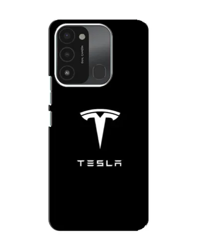 Чехол для TECNO Spark GO (2022) с картинкой «Tesla White Logo» Чехол для TECNO Spark GO (2022) с картинкой «Tesla White Logo»