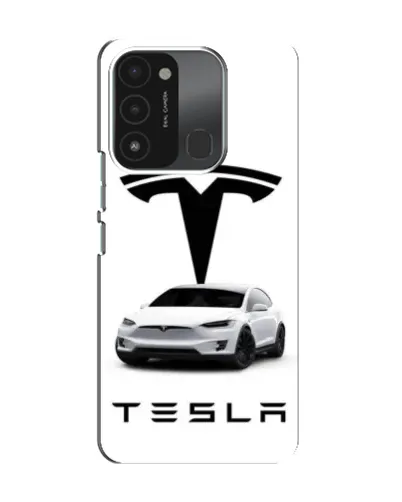 Чехол для TECNO Spark GO (2022) с картинкой «Tesla White Style» Чехол для TECNO Spark GO (2022) с картинкой «Tesla White Style»
