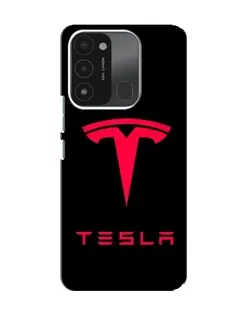 Чехол для TECNO Spark GO (2022) с картинкой «Tesla Red Logo» Чехол для TECNO Spark GO (2022) с картинкой «Tesla Red Logo»
