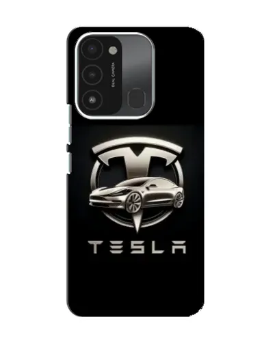 Чехол для TECNO Spark GO (2022) с картинкой «Tesla — серебристое авто» Чехол для TECNO Spark GO (2022) с картинкой «Tesla — серебристое авто»