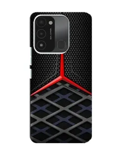 Чехол для TECNO Spark GO (2022) с картинкой «Mercedes Carbon Grid»
