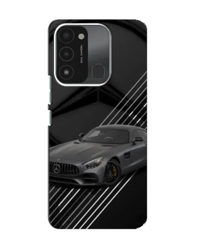Чехол для TECNO Spark GO (2022) с картинкой «Mercedes AMG — графика»