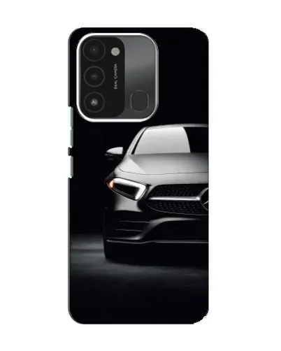Чехол для TECNO Spark GO (2022) с картинкой «Свет фар Mercedes»