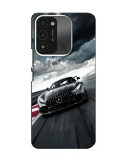 Чехол для TECNO Spark GO (2022) с картинкой «Гоночный Mercedes AMG»