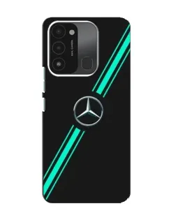 Чехол для TECNO Spark GO (2022) с картинкой «Спортивные линии Mercedes»
