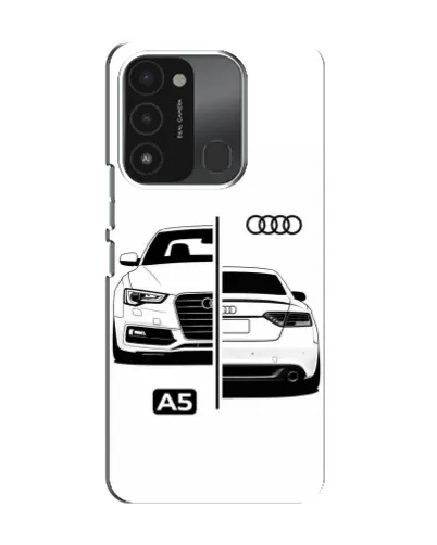 Чохол для TECNO Spark GO (2022) з картинкою «Audi — контрастний дизайн»