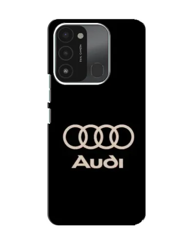 Чохол для TECNO Spark GO (2022) з картинкою «Audi — золотий логотип»