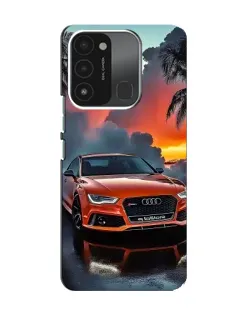 Чохол для TECNO Spark GO (2022) з картинкою «Audi — захід сонця»