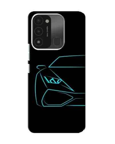 Чохол для TECNO Spark GO (2022) з картинкою «Блакитний силует Lamborghini» Чохол для TECNO Spark GO (2022) з картинкою «Блакитний силует Lamborghini»