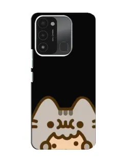 Чехол для TECNO Spark GO (2022) с картинкой «Пушин на черном»