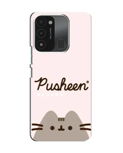 Чехол для TECNO Spark GO (2022) с картинкой «Pusheen логотип»