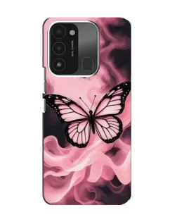 Чехол для TECNO Spark GO (2022) с картинкой «Бабочка в дыму» Чехол для TECNO Spark GO (2022) с картинкой «Бабочка в дыму»