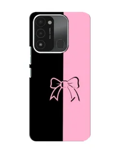 Чехол для TECNO Spark GO (2022) с картинкой «Половинки банта» Чехол для TECNO Spark GO (2022) с картинкой «Половинки банта»