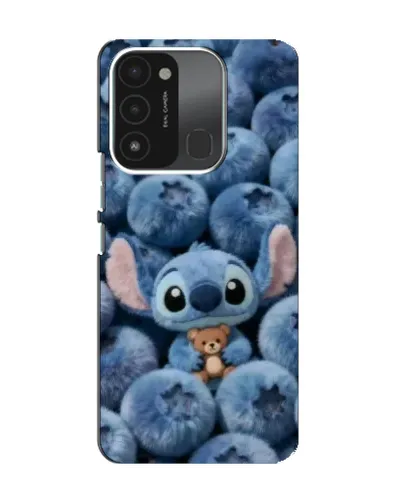 Чехол для TECNO Spark GO (2022) с картинкой «Стич и голубика» Чехол для TECNO Spark GO (2022) с картинкой «Стич и голубика»