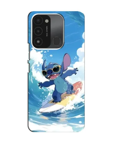 Чехол для TECNO Spark GO (2022) с картинкой «Стич на волне» Чехол для TECNO Spark GO (2022) с картинкой «Стич на волне»