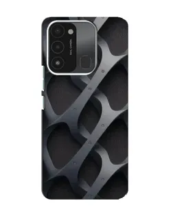 Чохол для TECNO Spark GO (2022) з картинкою «Об'ємне сіре плетіння»