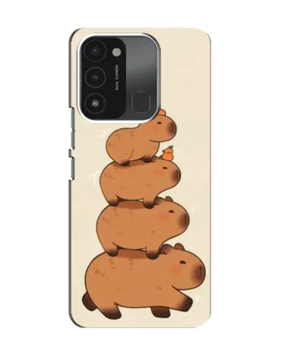Чохол для TECNO Spark GO (2022) з картинкою «Вежа з капібар»