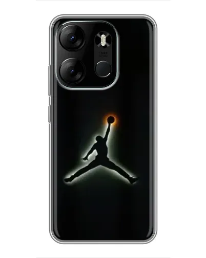Чехол для TECNO Spark Go 2023 (BF7) с картинкой «Jordan Gradient Logo» Чехол для TECNO Spark Go 2023 (BF7) с картинкой «Jordan Gradient Logo»