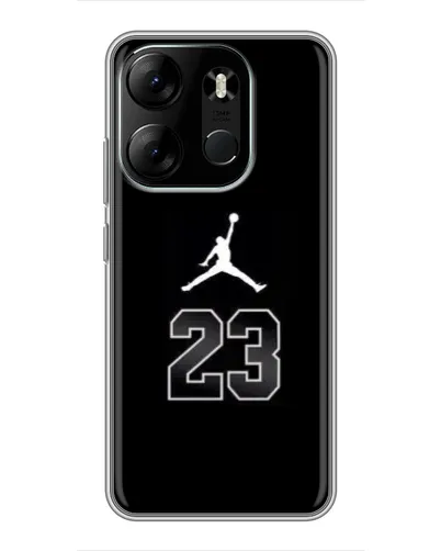 Чехол для TECNO Spark Go 2023 (BF7) с картинкой «Jordan Flight 23» Чехол для TECNO Spark Go 2023 (BF7) с картинкой «Jordan Flight 23»