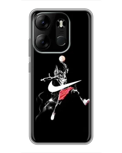 Чехол для TECNO Spark Go 2023 (BF7) с картинкой «Jordan Jumpman» Чехол для TECNO Spark Go 2023 (BF7) с картинкой «Jordan Jumpman»