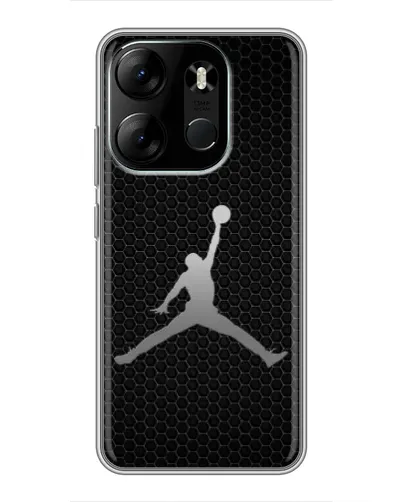 Чехол для TECNO Spark Go 2023 (BF7) с картинкой «Jordan Dark Carbon» Чехол для TECNO Spark Go 2023 (BF7) с картинкой «Jordan Dark Carbon»