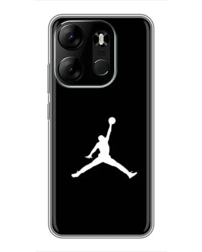 Чехол для TECNO Spark Go 2023 (BF7) с картинкой «Jordan Silhouette» Чехол для TECNO Spark Go 2023 (BF7) с картинкой «Jordan Silhouette»