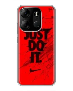 Чехол для TECNO Spark Go 2023 (BF7) с картинкой «Nike Just Do It» Чехол для TECNO Spark Go 2023 (BF7) с картинкой «Nike Just Do It»