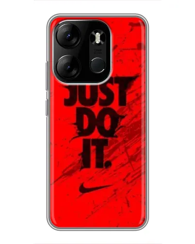 Чехол для TECNO Spark Go 2023 (BF7) с картинкой «Nike Just Do It» Чехол для TECNO Spark Go 2023 (BF7) с картинкой «Nike Just Do It»