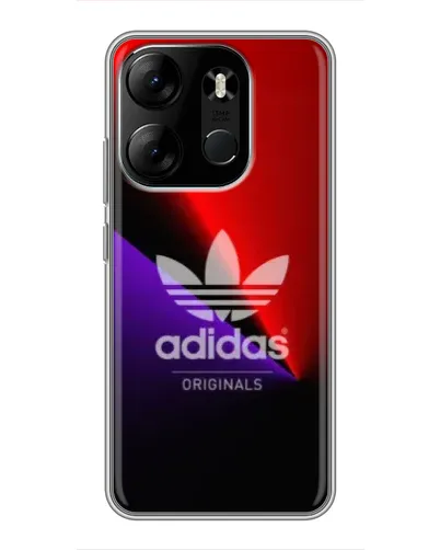 Чехол для TECNO Spark Go 2023 (BF7) с картинкой «Adidas Red Neon» Чехол для TECNO Spark Go 2023 (BF7) с картинкой «Adidas Red Neon»