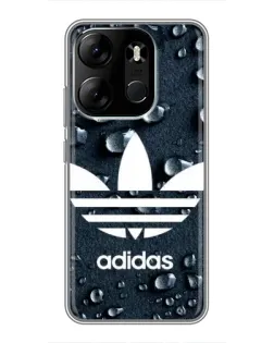 Чехол для TECNO Spark Go 2023 (BF7) с картинкой «Adidas Trefoil Blue» Чехол для TECNO Spark Go 2023 (BF7) с картинкой «Adidas Trefoil Blue»