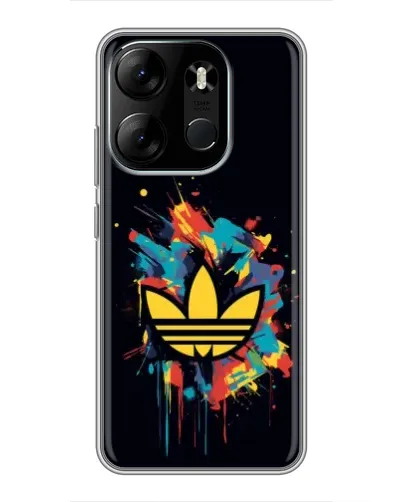 Чехол для TECNO Spark Go 2023 (BF7) с картинкой «Adidas Splash» Чехол для TECNO Spark Go 2023 (BF7) с картинкой «Adidas Splash»