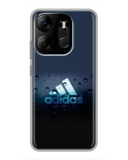 Чехол для TECNO Spark Go 2023 (BF7) с картинкой «Adidas Water Drops» Чехол для TECNO Spark Go 2023 (BF7) с картинкой «Adidas Water Drops»