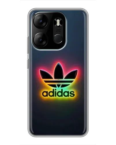 Чехол для TECNO Spark Go 2023 (BF7) с картинкой «Неоновый Adidas» Чехол для TECNO Spark Go 2023 (BF7) с картинкой «Неоновый Adidas»