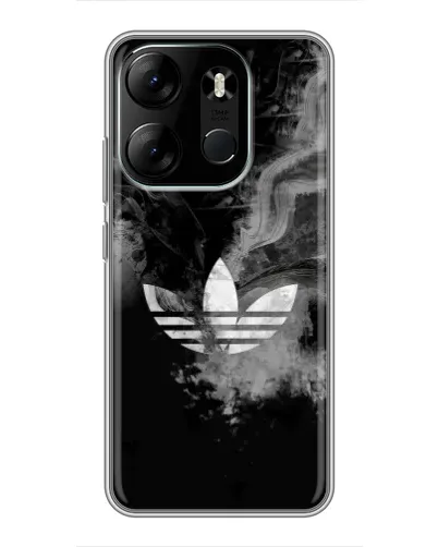Чехол для TECNO Spark Go 2023 (BF7) с картинкой «Абстрактный дым Adidas» Чехол для TECNO Spark Go 2023 (BF7) с картинкой «Абстрактный дым Adidas»