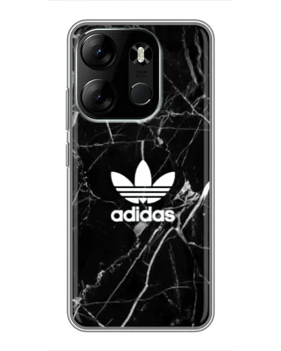 Чехол для TECNO Spark Go 2023 (BF7) с картинкой «Белый мрамор Adidas» Чехол для TECNO Spark Go 2023 (BF7) с картинкой «Белый мрамор Adidas»