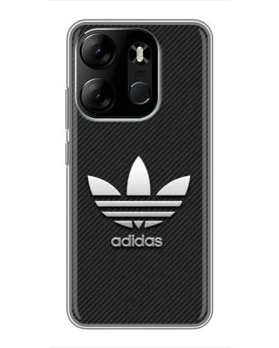 Чехол для TECNO Spark Go 2023 (BF7) с картинкой «Adidas Карбоновая текстура» Чехол для TECNO Spark Go 2023 (BF7) с картинкой «Adidas Карбоновая текстура»
