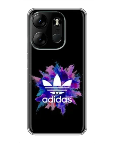 Чехол для TECNO Spark Go 2023 (BF7) с картинкой «Взрыв красок Adidas» Чехол для TECNO Spark Go 2023 (BF7) с картинкой «Взрыв красок Adidas»