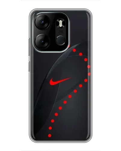 Чехол для TECNO Spark Go 2023 (BF7) с картинкой «Абстрактный дизайн Nike» Чехол для TECNO Spark Go 2023 (BF7) с картинкой «Абстрактный дизайн Nike»