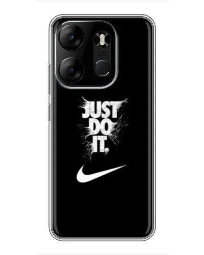 Чехол для TECNO Spark Go 2023 (BF7) с картинкой «Текстовый принт Nike» Чехол для TECNO Spark Go 2023 (BF7) с картинкой «Текстовый принт Nike»