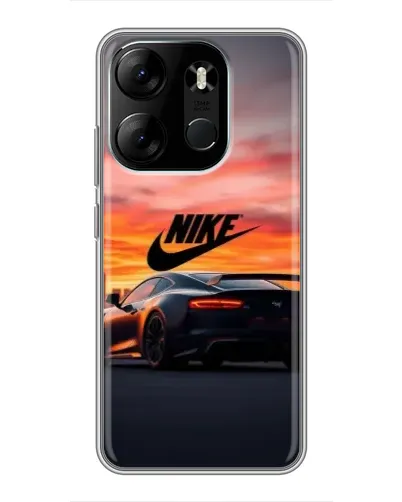 Чехол для TECNO Spark Go 2023 (BF7) с картинкой «Nike и суперкар» Чехол для TECNO Spark Go 2023 (BF7) с картинкой «Nike и суперкар»