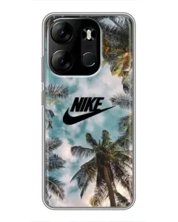 Чохол для TECNO Spark Go 2023 (BF7) з картинкою «Тропічний принт Nike» Чохол для TECNO Spark Go 2023 (BF7) з картинкою «Тропічний принт Nike»