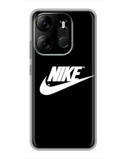 Чохол для TECNO Spark Go 2023 (BF7) з картинкою «Мазки фарби Nike» Чохол для TECNO Spark Go 2023 (BF7) з картинкою «Мазки фарби Nike»