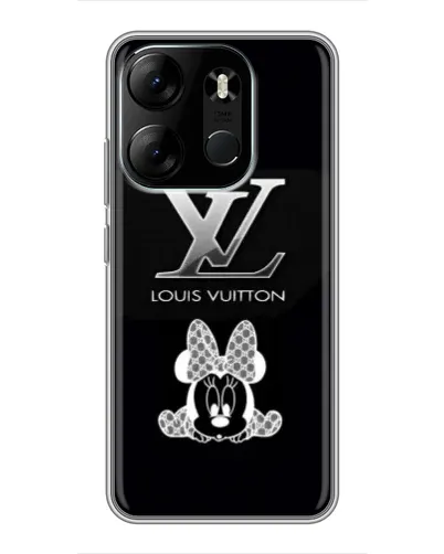 Чехол для TECNO Spark Go 2023 (BF7) с картинкой «LV и Минни Маус»