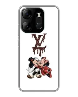Чехол для TECNO Spark Go 2023 (BF7) с картинкой «LV и Микки Маус»