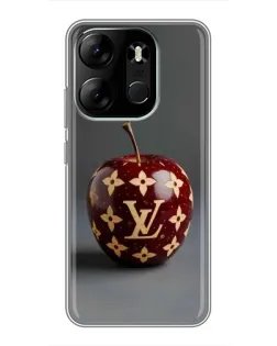 Чехол для TECNO Spark Go 2023 (BF7) с картинкой «Красное яблоко LV»