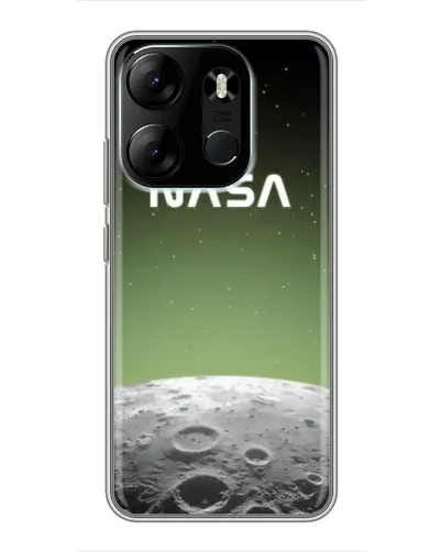 Чехол для TECNO Spark Go 2023 (BF7) с картинкой «NASA — лунный градиент»