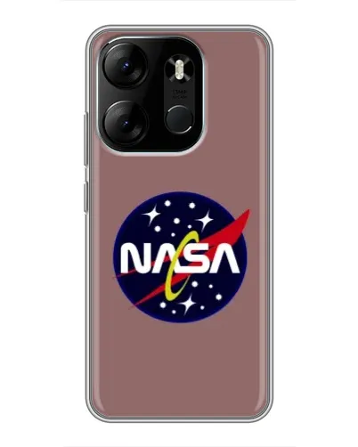 Чехол для TECNO Spark Go 2023 (BF7) с картинкой «NASA — ретро космос»